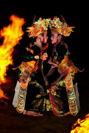 Into the flames
