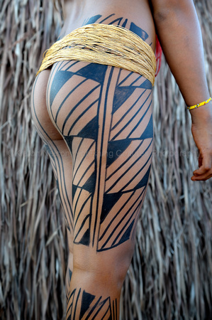 Black Genipap Dye and Uluri