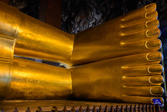 Golden feet