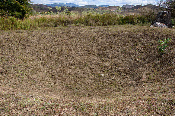 Bomb crater