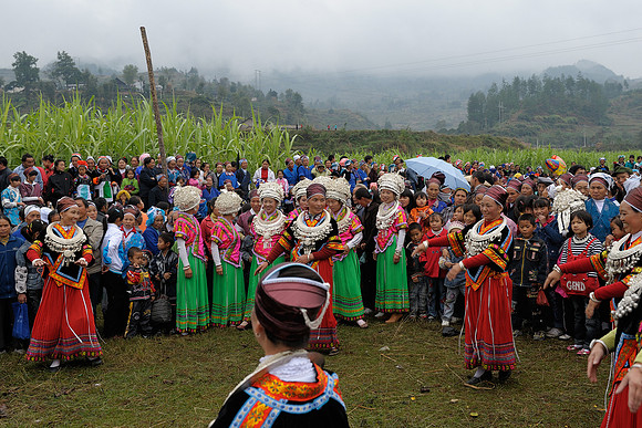Dancers at Lusheng festival