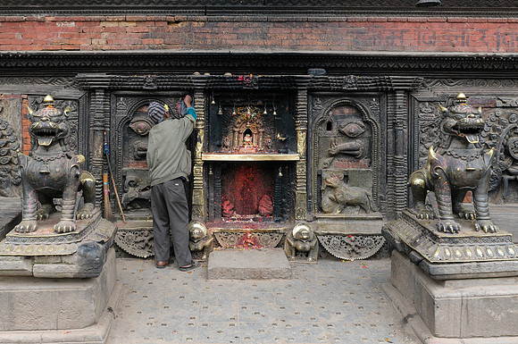 Bhairava Nath Temple in Bhaktapur Durbar Square