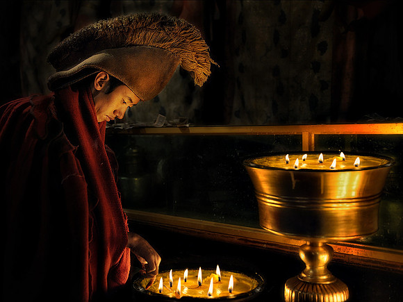 Butter lamp
