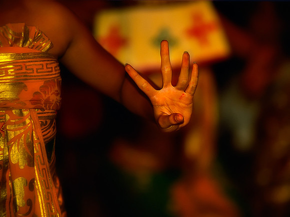 Dancer`s hand