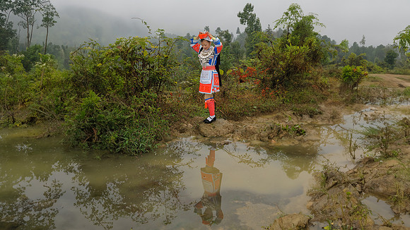 Rainy day reflection