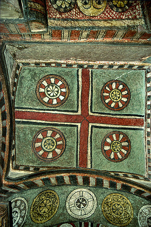 Painted ceiling