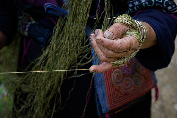 Weaving Hemp