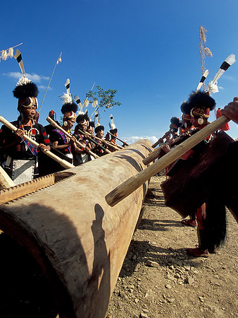 Log drumming
