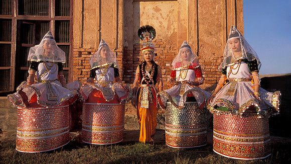 Traditional costumes.