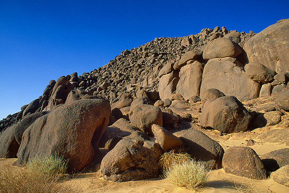 Large boulders