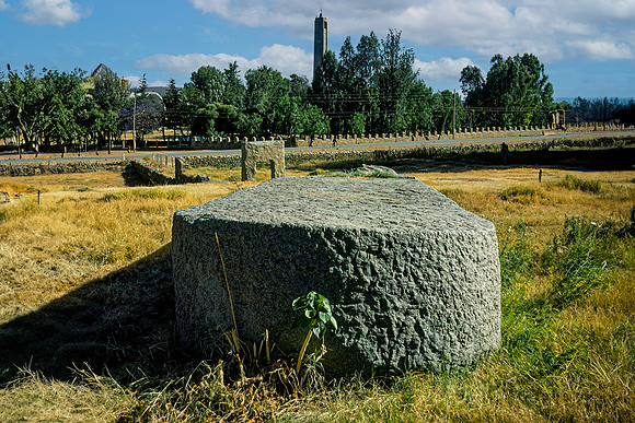 Abandoned stele