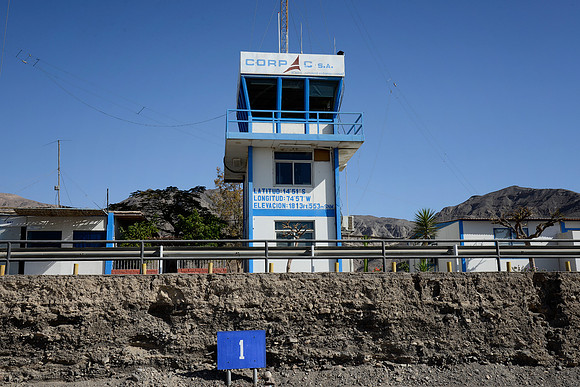 Nazca airport tower