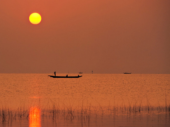 Coastal sunset