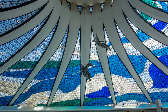The Cathedral of Brasilia Interior