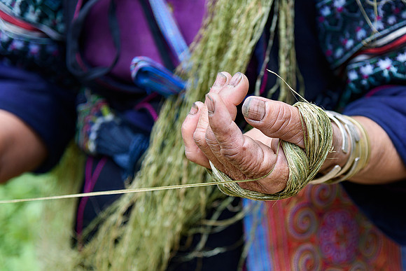 Weaving Hemp