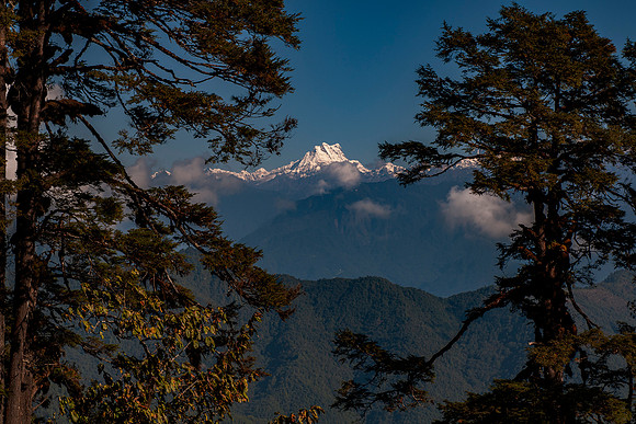 Gangkhar Puensum view