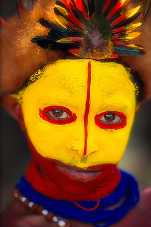Young Huli boy
