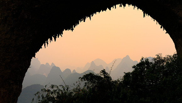 Moon hill view of peaks