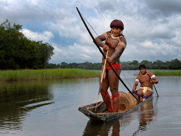 Fishing with bow