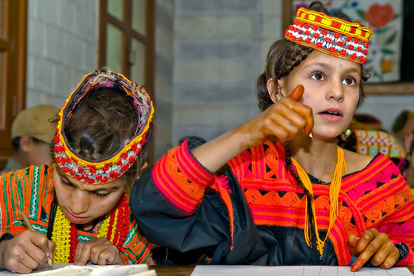 Kalash school girls