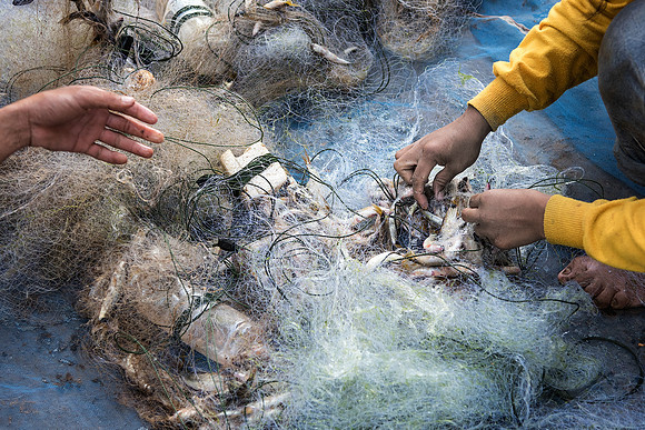 Ban Deua Tia fishing nets