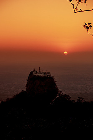 Mount Popa sunset