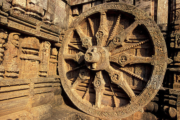 Chariot wheel of Konark temple