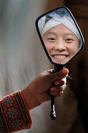 Hand held mirror