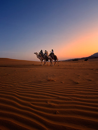 Three riders