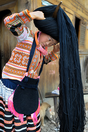 Wrapping the hair