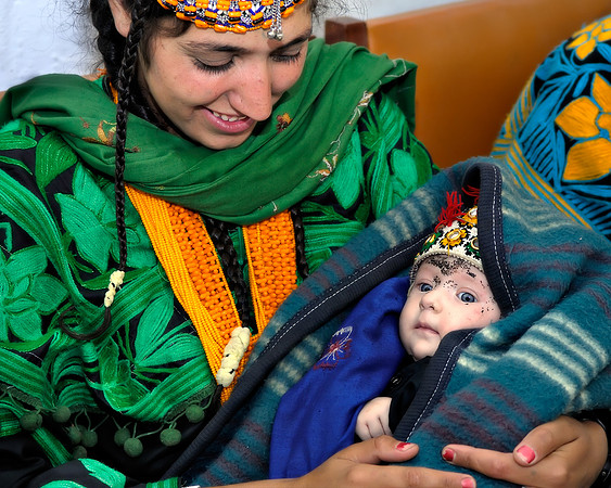 School teacher and baby
