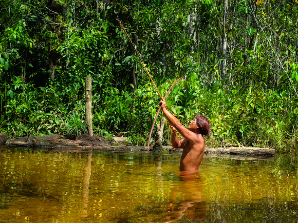 Hunting in water