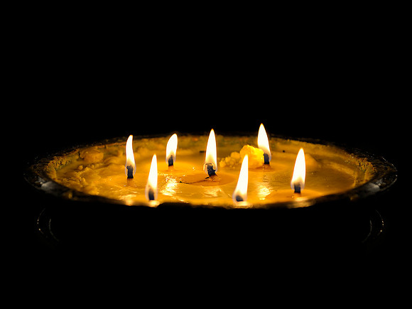 Butter lamps