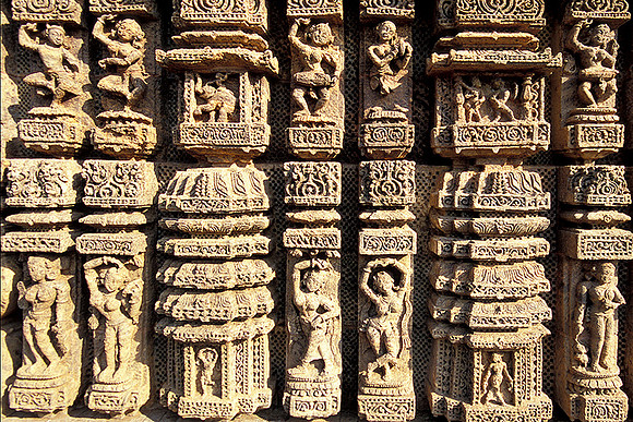 Carvings on the Sun temple