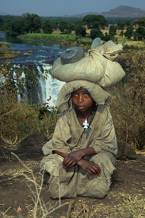 Young girl at Falls