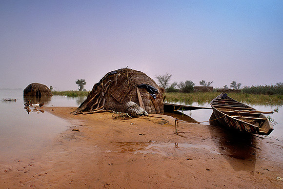 Flood waters