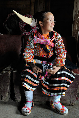 Longhorned Miao and festival costume