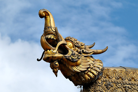 Golden roof dragon